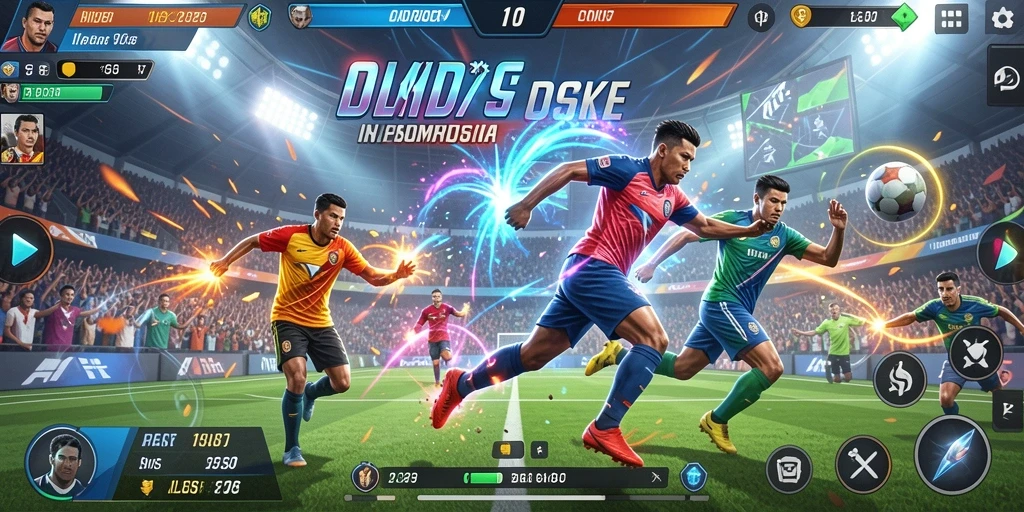 Tangkapan layar refleksi interaksi antar pemain dalam mode multiplayer.