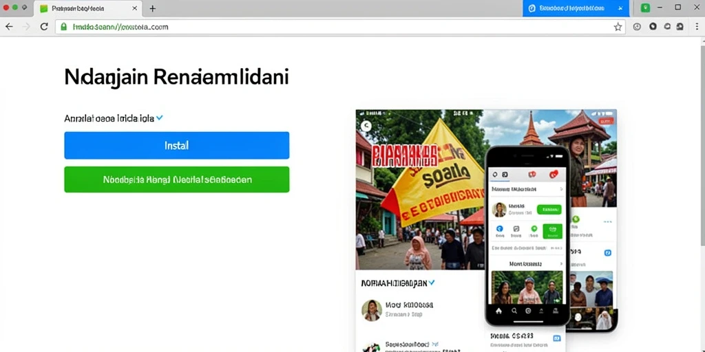 Scene permainan yang menegangkan dan adiktif.